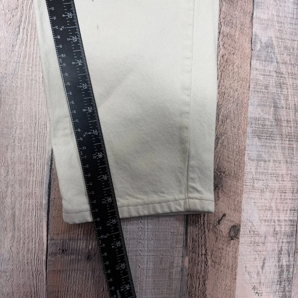Vintage Levis 550‎ Orange Tab 33x32 White Jeans Made in USA 1995 Mens Distressed